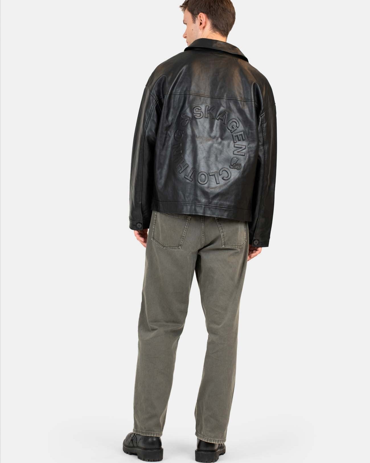 Baggy Denim Jeans Khaki Green | Skagen - clothing.dk